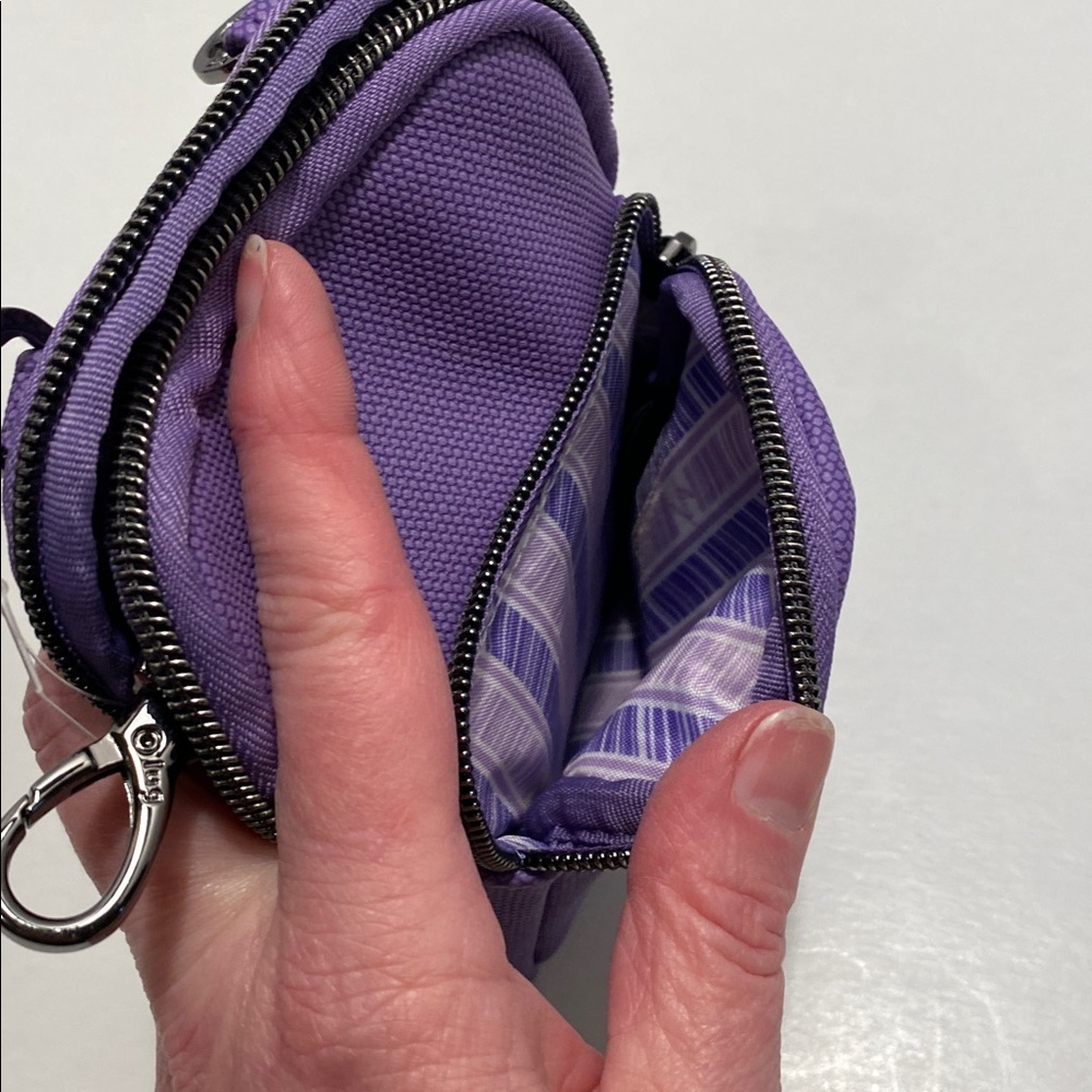 lug Pitter Patter Matte Luxe (ML) Crossbody/Belt Bag NWT Amethyst Stripe - Picture 6 of 8